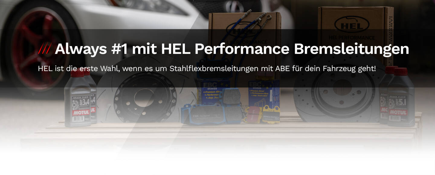HEL Stahlflex Bremsleitungen (4-teilig) Audi RS3 Sportback 8P, mit ABE
